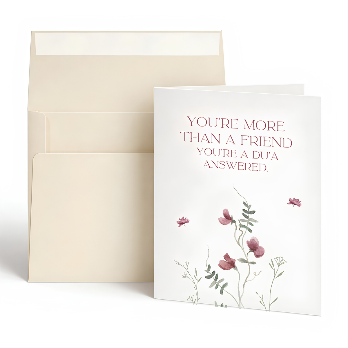 You’re more than a friend | Islamic Friendship Greeting Card