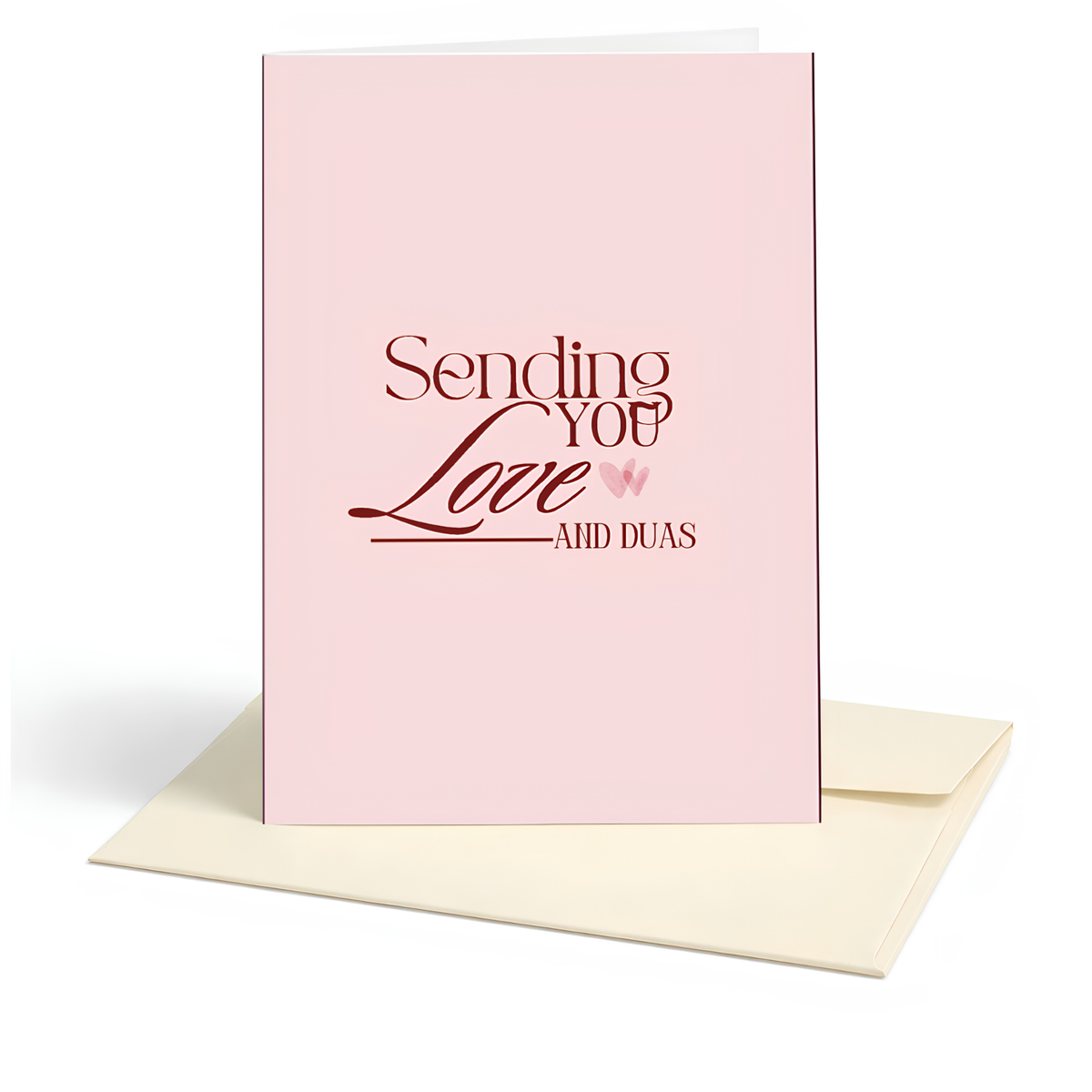 Sending You Love and Du’as Islamic Greeting Card