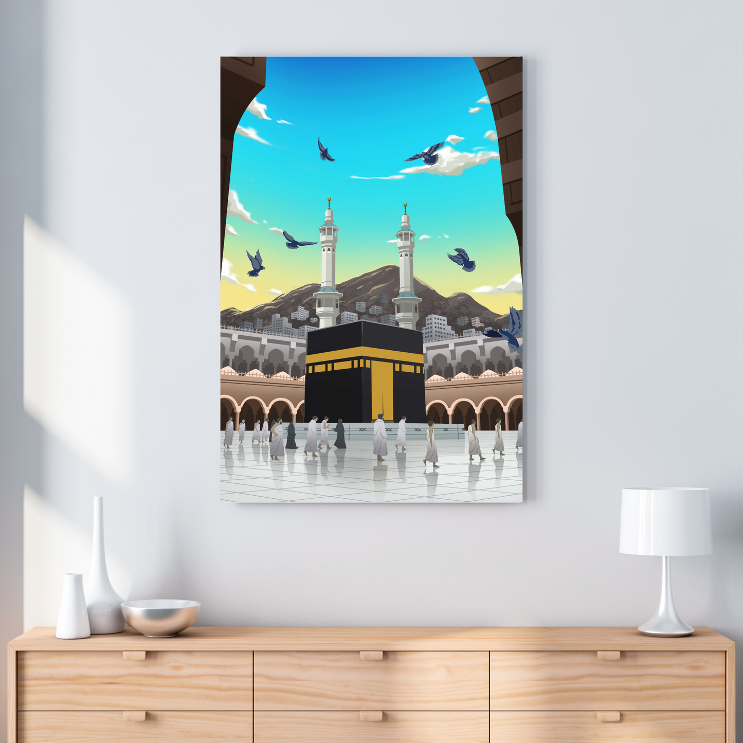 Ka'abah (Masjid Al-Haram) Paint by Numbers Kit | Islamic paint by numbers | Islamic Painting | Islamic diy art |