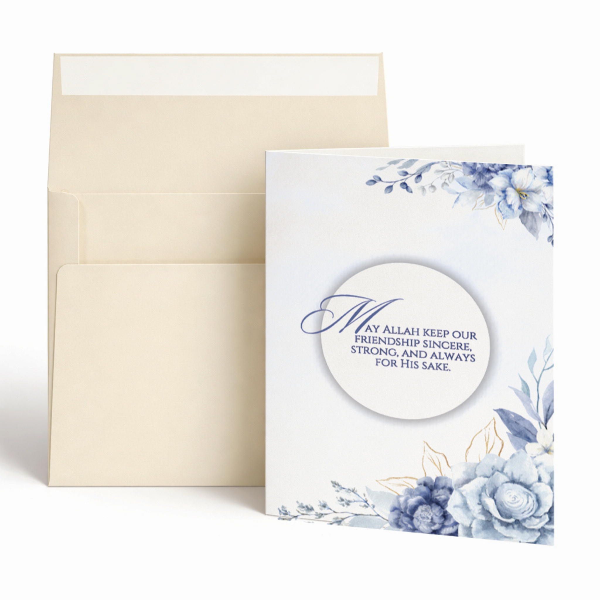 May Allah Keep Our Friendship Sincere Islamic Greeting Card