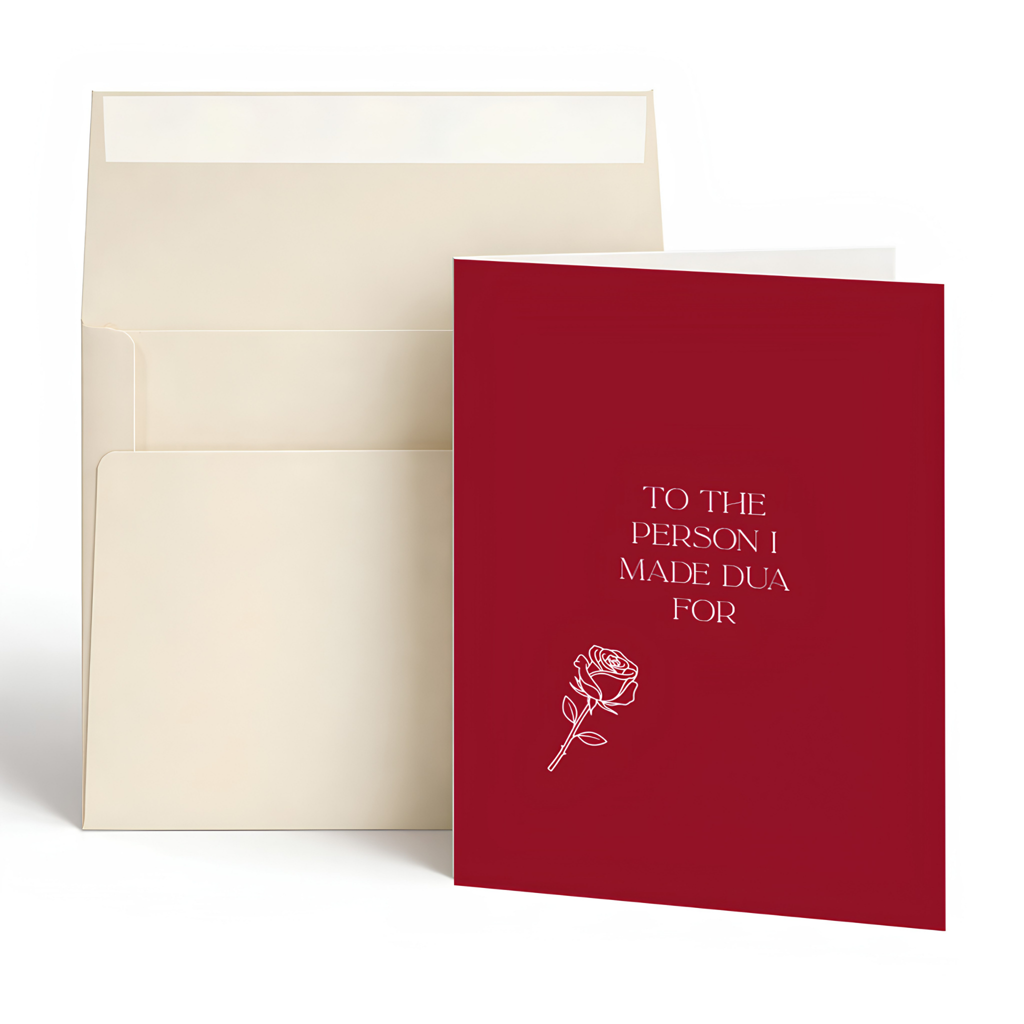 To the Person I Made Du’a For Islamic Love Card | Islamic Spouse Greeting Card