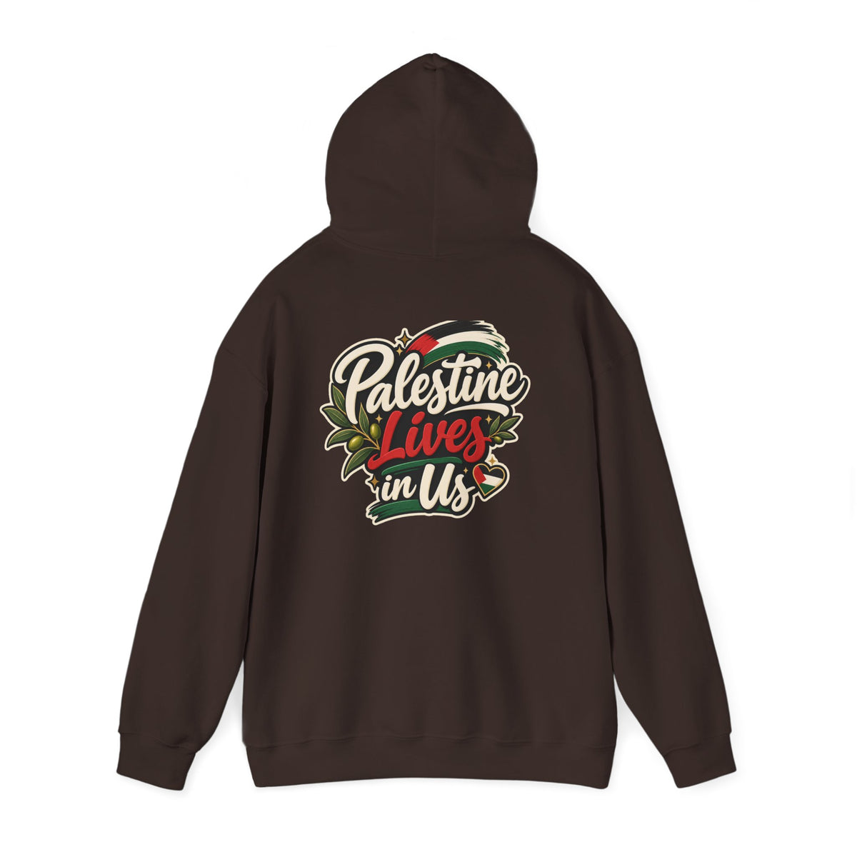 Hoodie — "Palestine Lives in Us" Graphic Hoodie