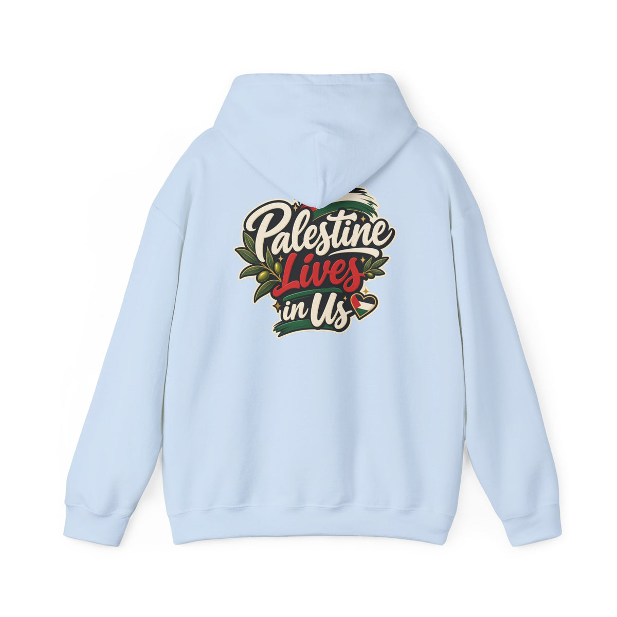 Hoodie — "Palestine Lives in Us" Graphic Hoodie
