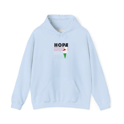 Hoodie — "HOPE" Palestinian Flag Graphic Pullover