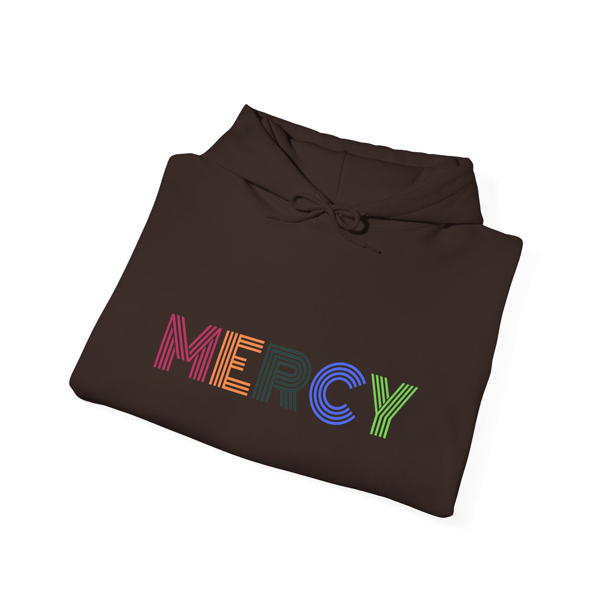 Mercy Hoodie — Colorful Mercy Graphic Hooded Sweatshirt