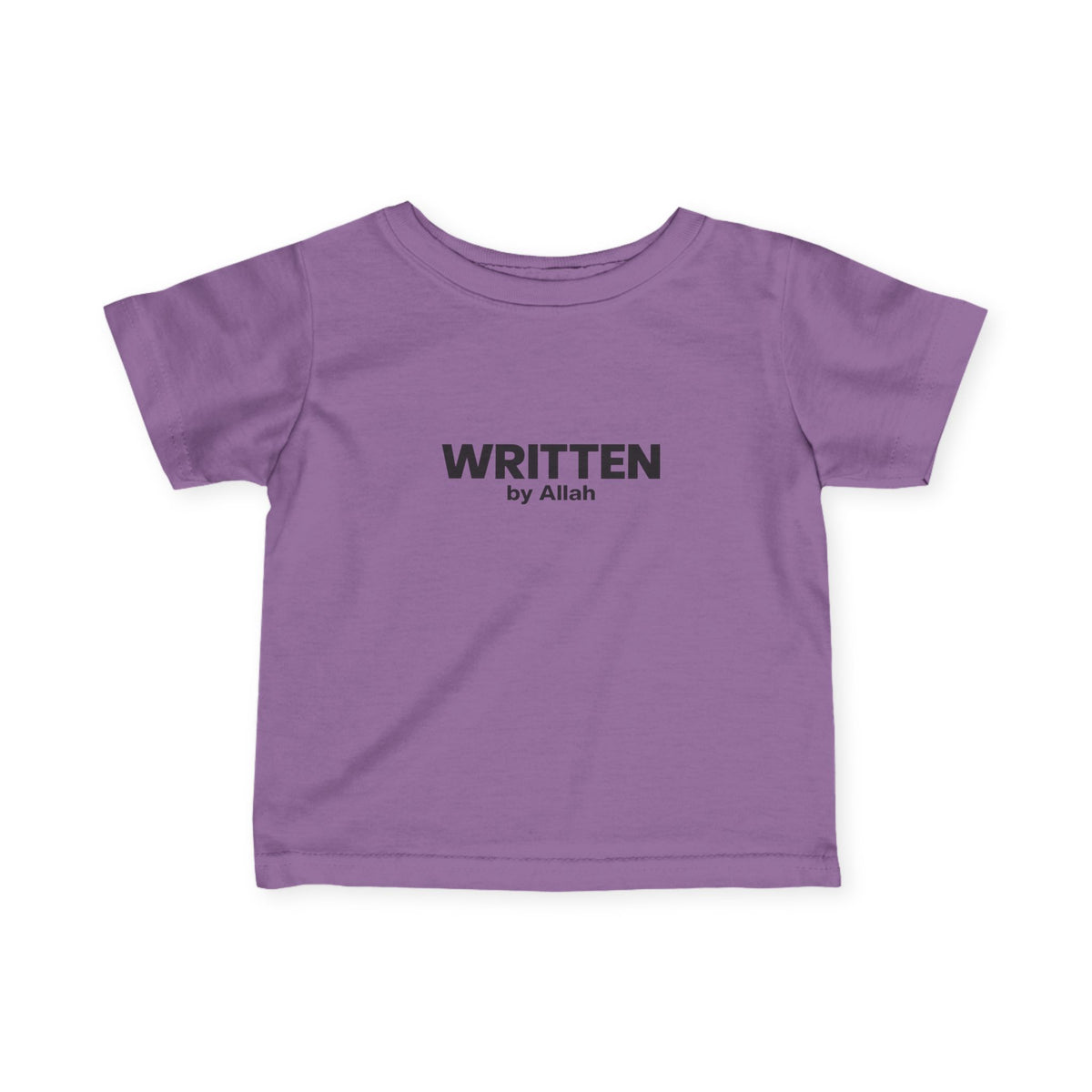 Infant Tee - "WRITTEN by Allah" Minimal Islamic Baby Shirt