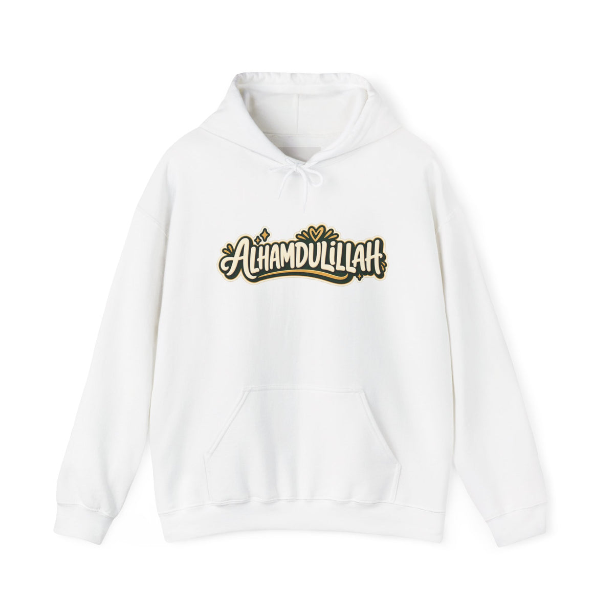 Alhamdulillah Hoodie — 'Through Every Chapter' Inspirational Islamic Pullover