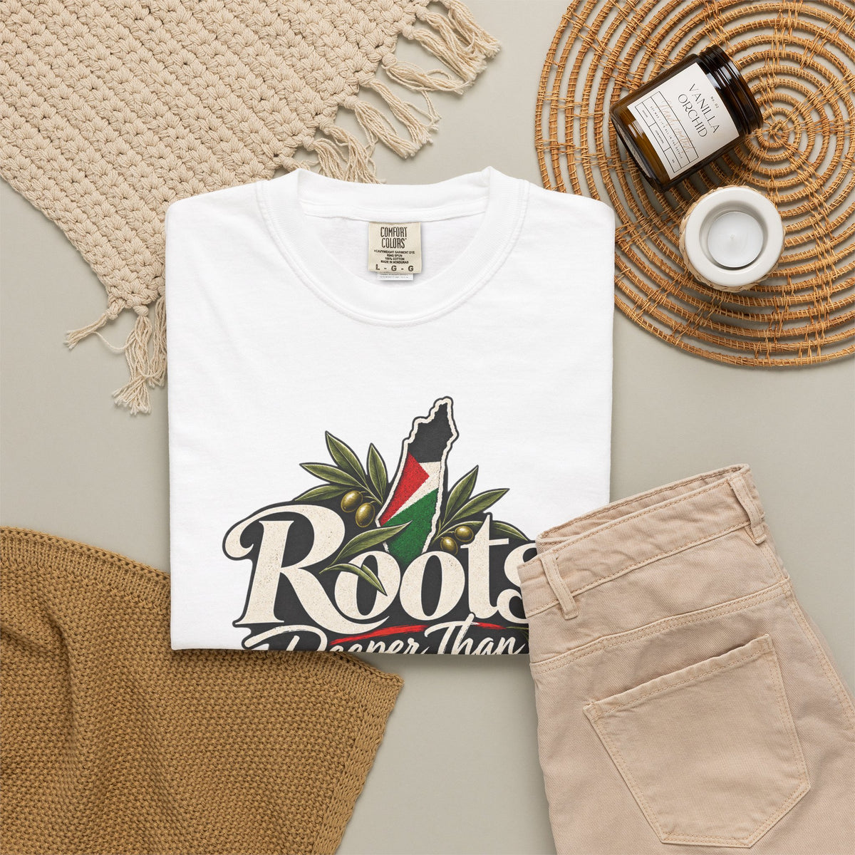 T-Shirt — "Roots Deeper Than Occupation" Heritage Graphic Tee