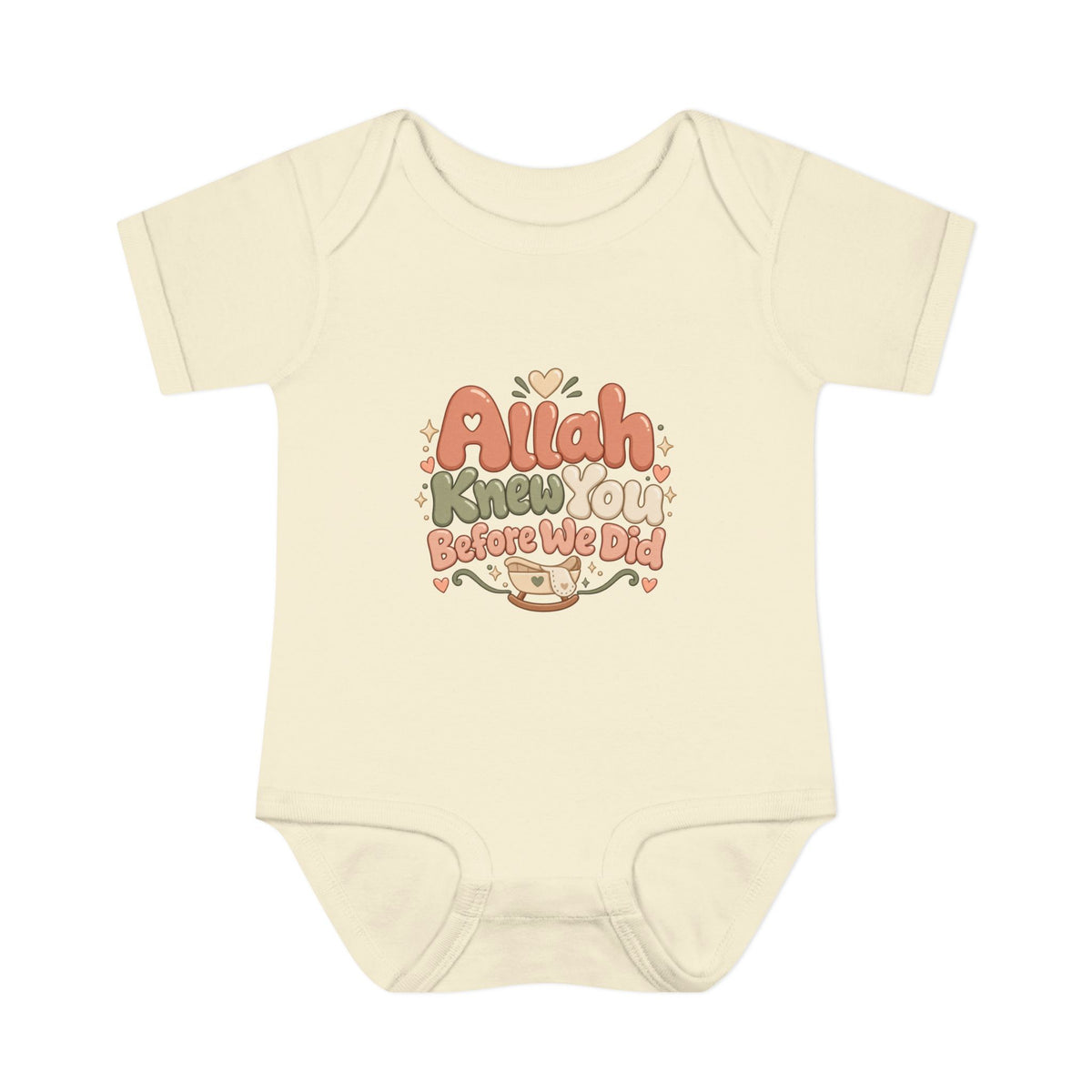 Infant Bodysuit – "Allah Knew You Before We Did" Muslim Baby Onesie