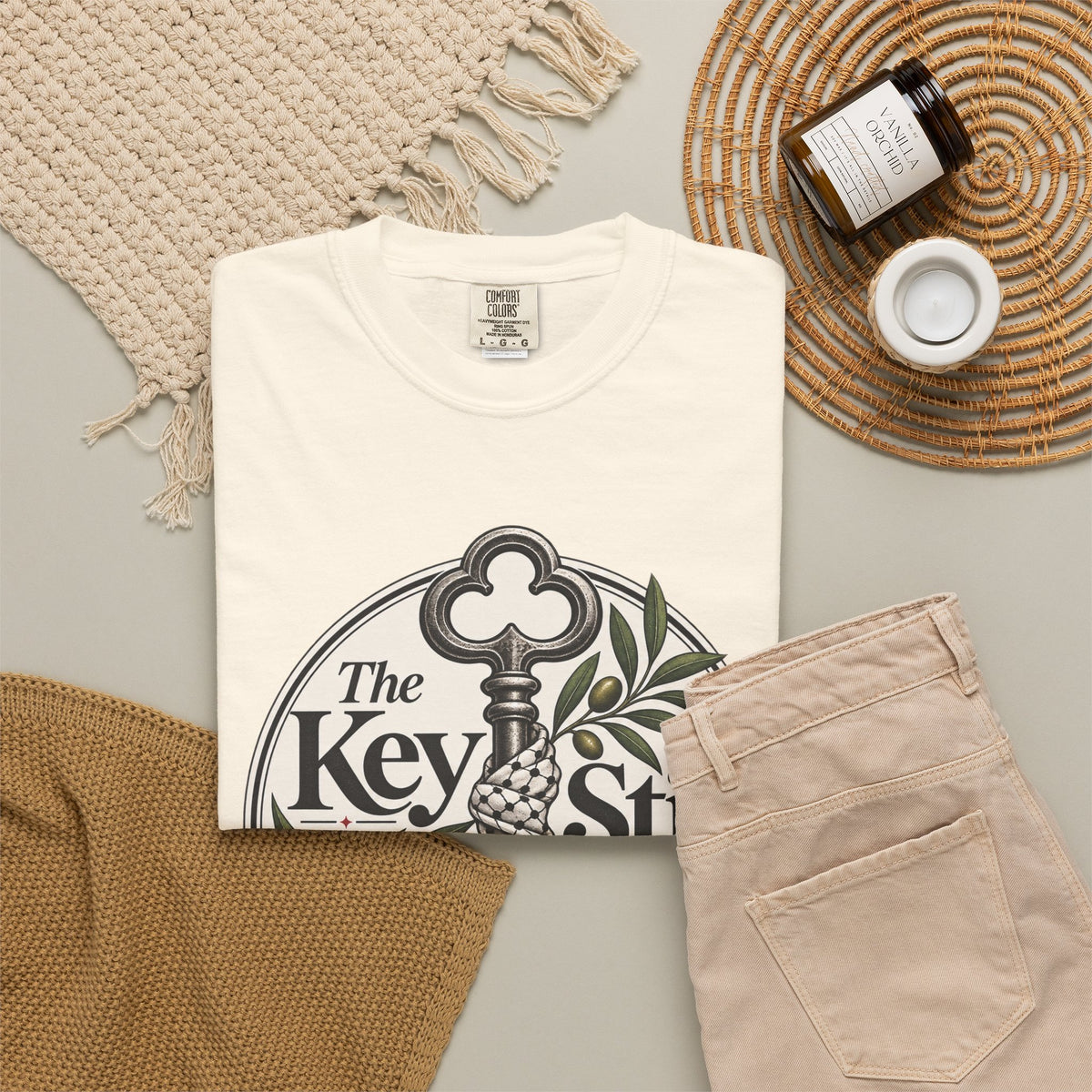 Key Still Fits T-Shirt — Vintage Skeleton Key Graphic Tee