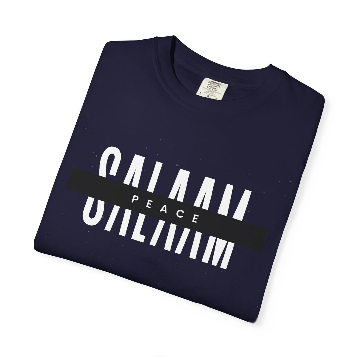 Salaam Peace T-Shirt — Minimal Islamic Greeting Tee