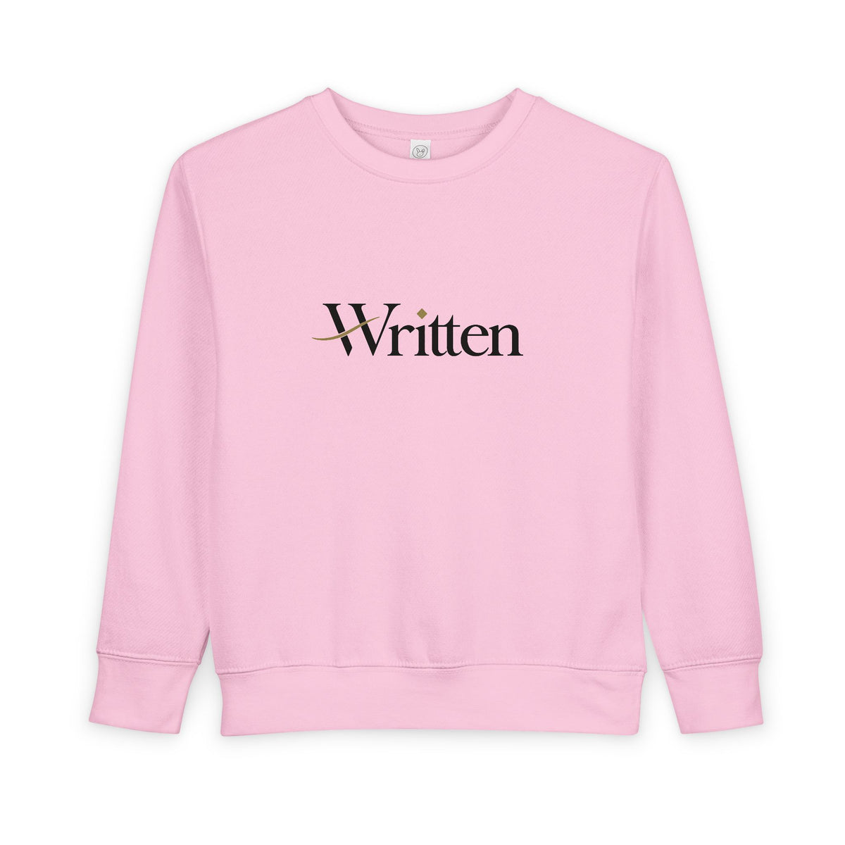 Toddler Sweatshirt "Written" – Cozy Neutral Kids Pullover