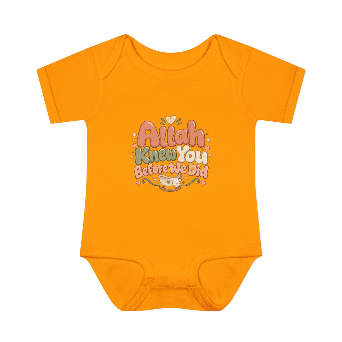 Infant Bodysuit – "Allah Knew You Before We Did" Muslim Baby Onesie