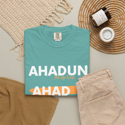 Ahadun Ahad T‑Shirt — Islamic Faith Statement Tee