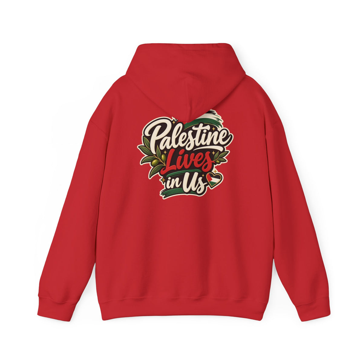 Hoodie — "Palestine Lives in Us" Graphic Hoodie