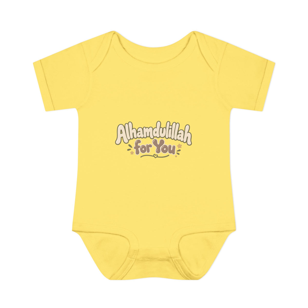 “Alhamdulillah for You” Baby Bodysuit — Newborn Islamic Celebration Onesie