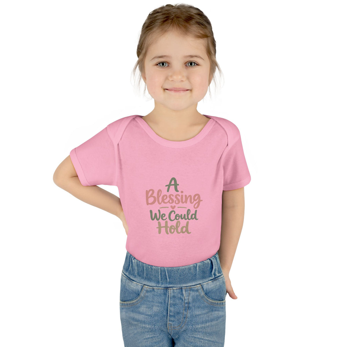 Infant Bodysuit — "A Blessing We Could Hold" Baby Onesie (Newborn Gift)