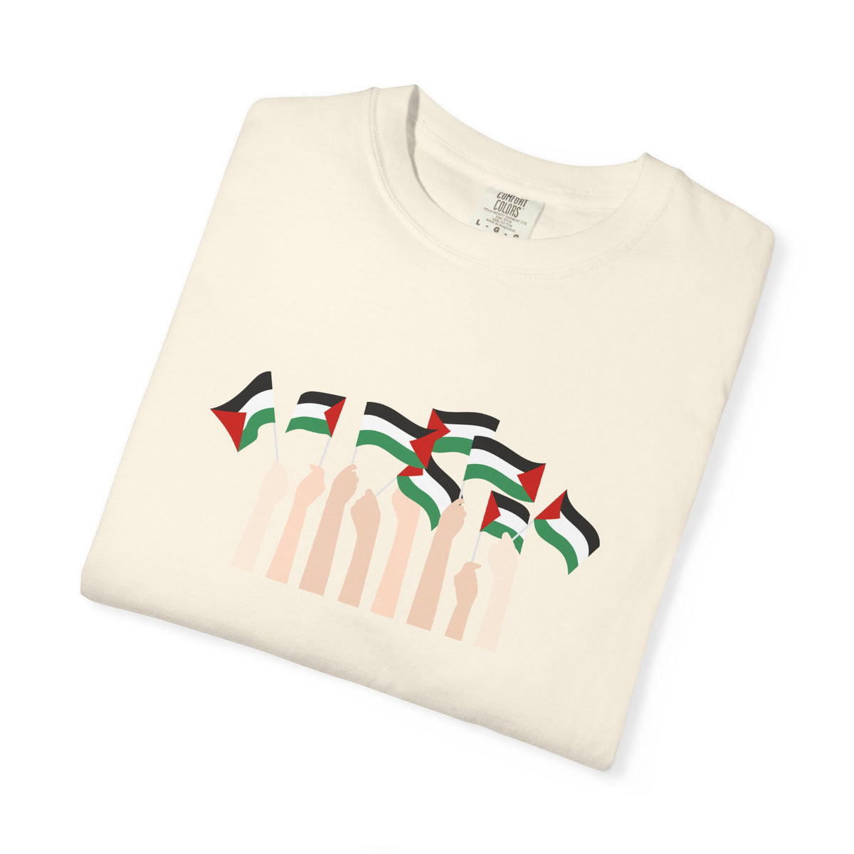 Palestine Flags T-Shirt — Minimal Graphic Tee