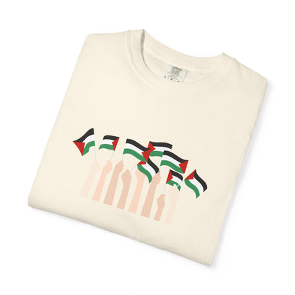 Palestine Flags T-Shirt — Minimal Graphic Tee
