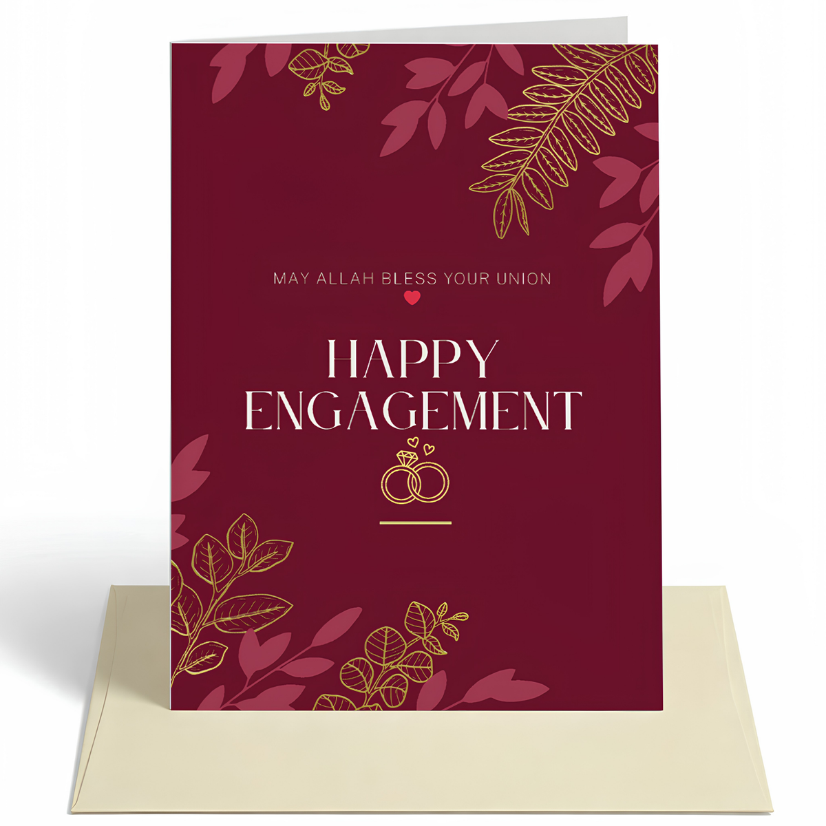 May Allah Bless Your Union | Engagement Greeting Card