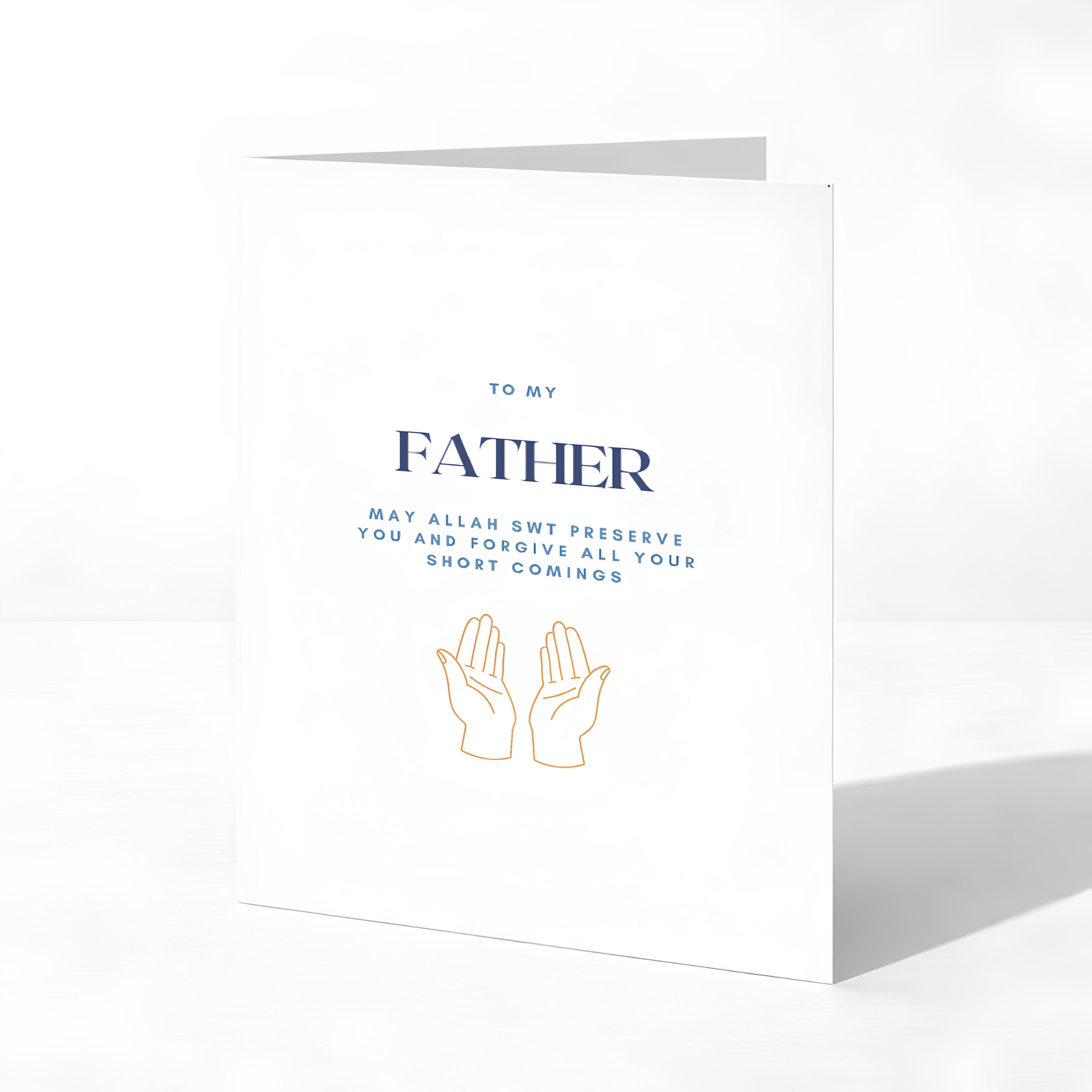 Islamic Father Greeting Card | Du’a Card for Dad