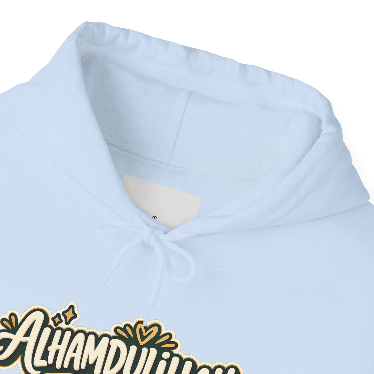 Alhamdulillah Hoodie — 'Through Every Chapter' Inspirational Islamic Pullover