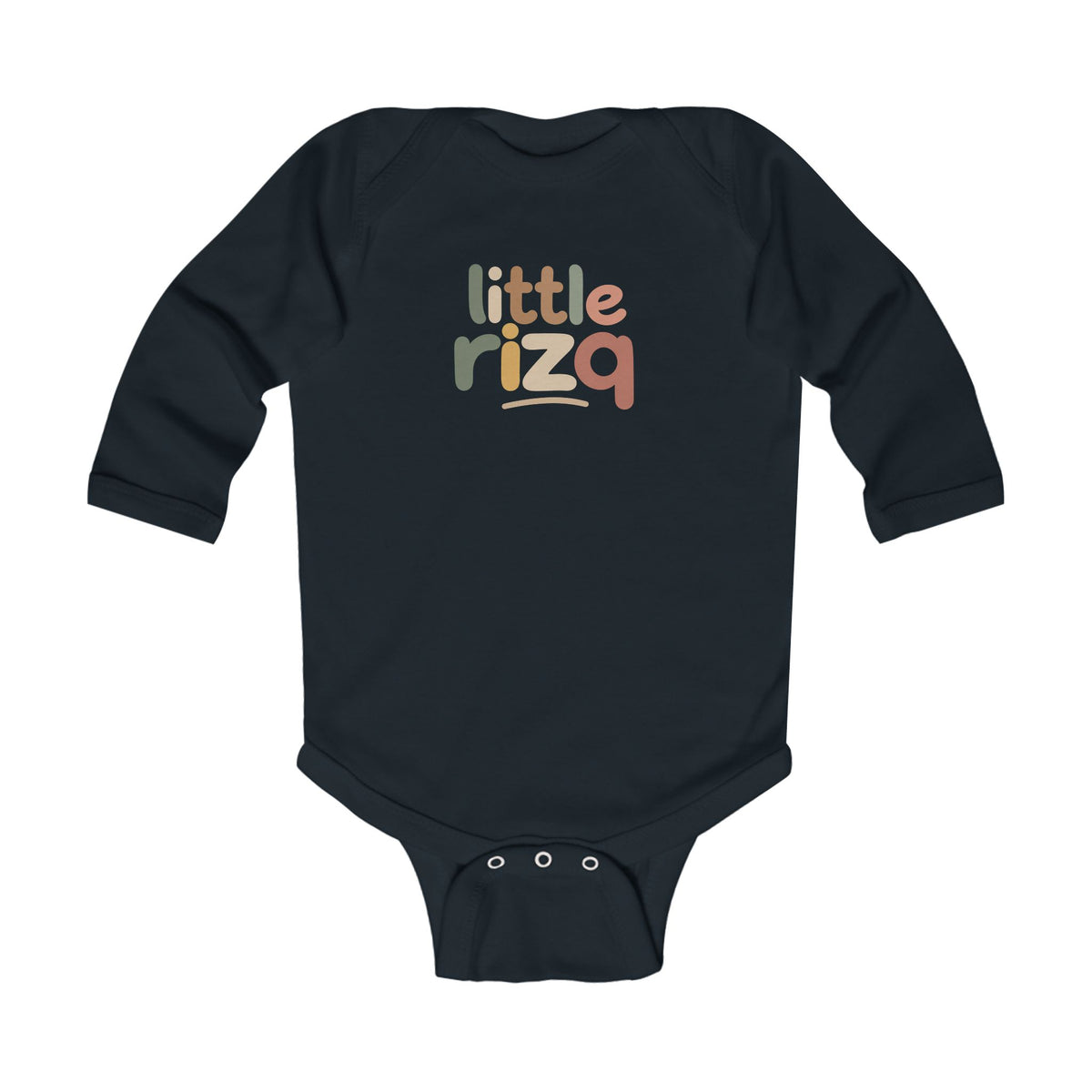 Little Rizq Infant Long Sleeve Bodysuit — Cute Islamic Baby Onesie