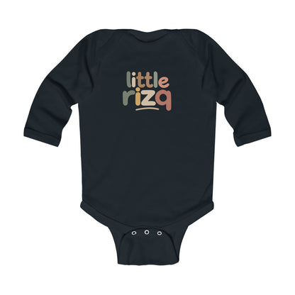 Little Rizq Infant Long Sleeve Bodysuit — Cute Islamic Baby Onesie