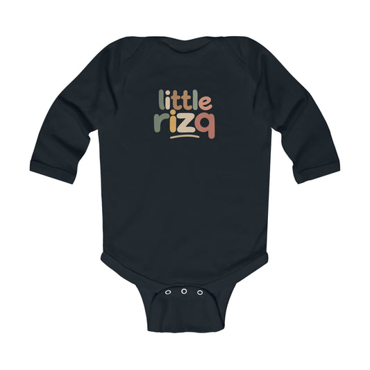 Little Rizq Infant Long Sleeve Bodysuit — Cute Islamic Baby Onesie