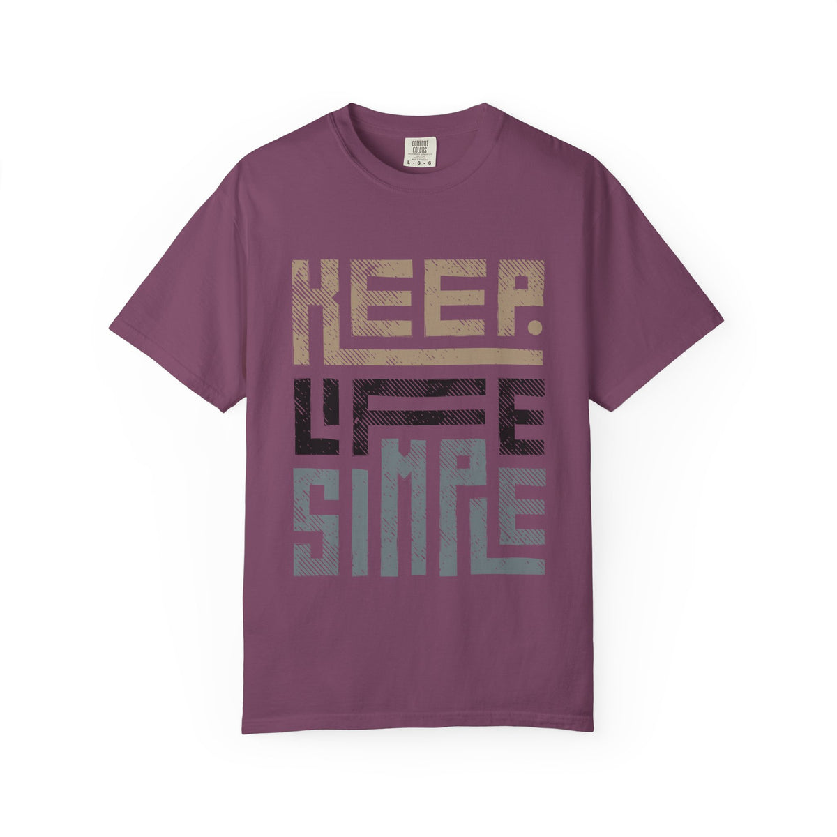 Keep Life Simple T-Shirt — Minimalist Inspirational Graphic Tee