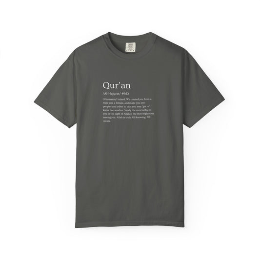 Qur'an Verse Graphic T-Shirt — Islamic Faith Typography Tee