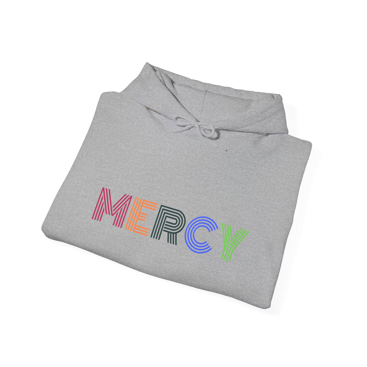 Mercy Hoodie — Colorful Mercy Graphic Hooded Sweatshirt