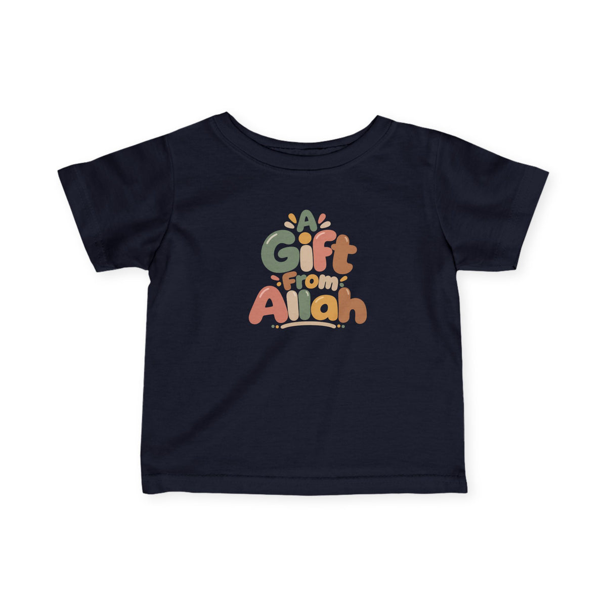 Infant Tee — "A Gift From Allah" Cute Islamic Baby Shirt