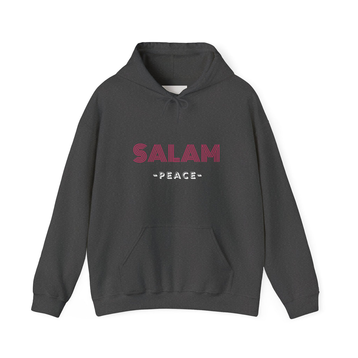 Salam Peace Hoodie — 'SALAM' Typography Peaceful Message Sweatshirt
