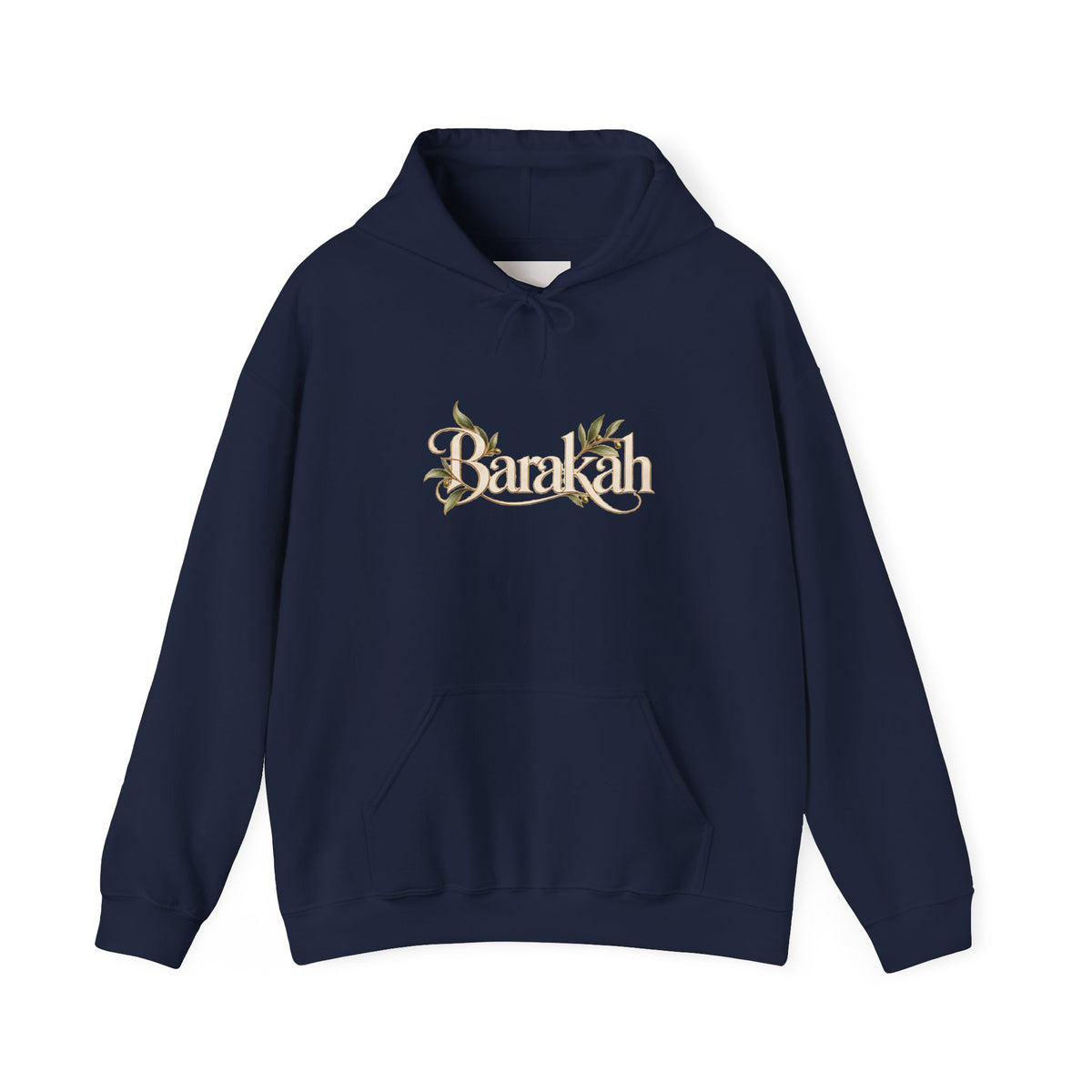 Floral Beach Hoodie — Vintage Script 'Beach' Graphic Pullover