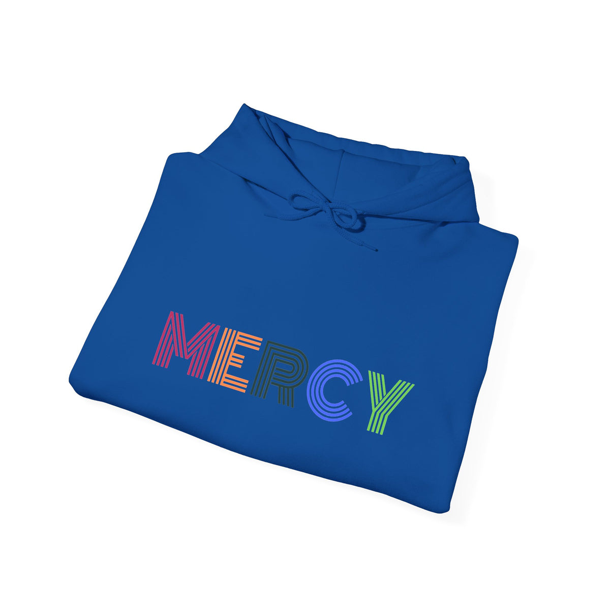 Mercy Hoodie — Colorful Mercy Graphic Hooded Sweatshirt