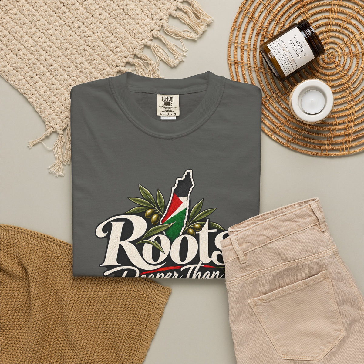 T-Shirt — "Roots Deeper Than Occupation" Heritage Graphic Tee