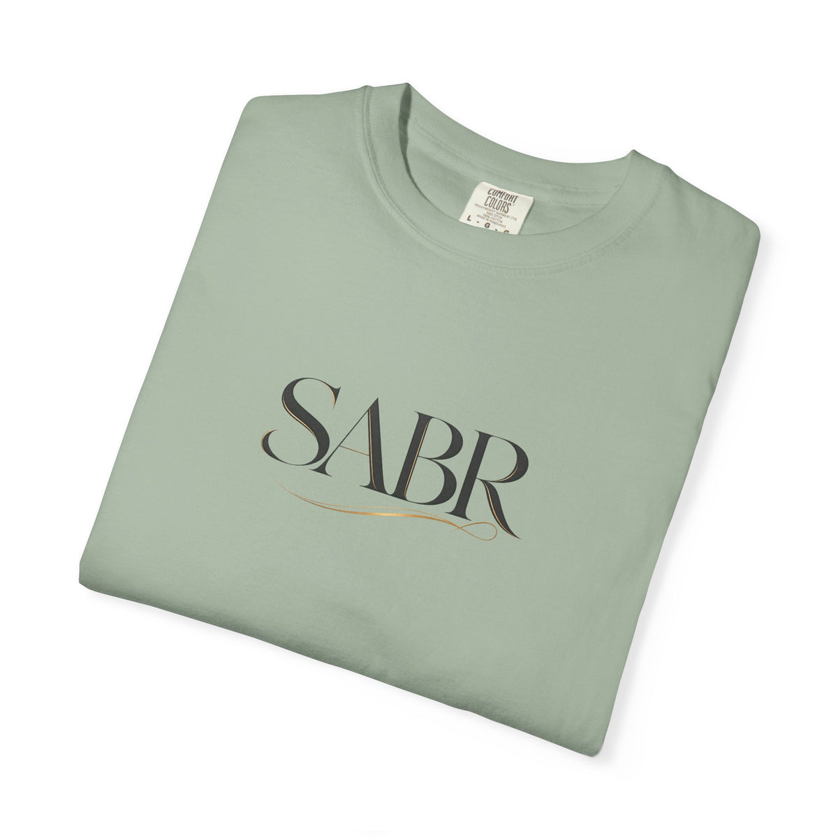 SABR Minimalist Script T-Shirt — Elegant Faith-Inspired Tee