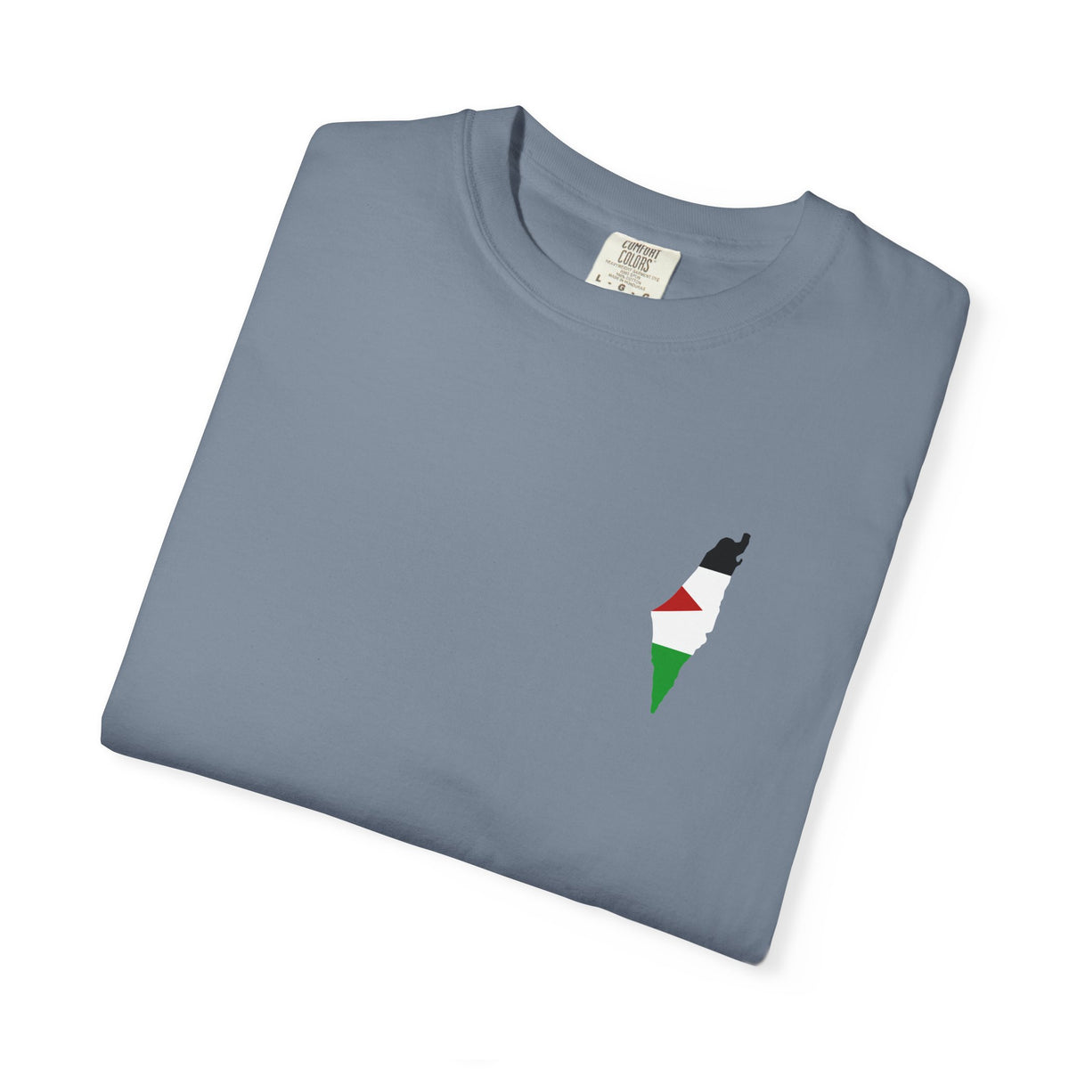 Palestine Map T-Shirt — Minimal Solidarity Tee