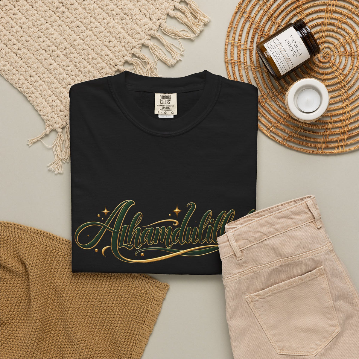 Alhamdulillah Script T-Shirt