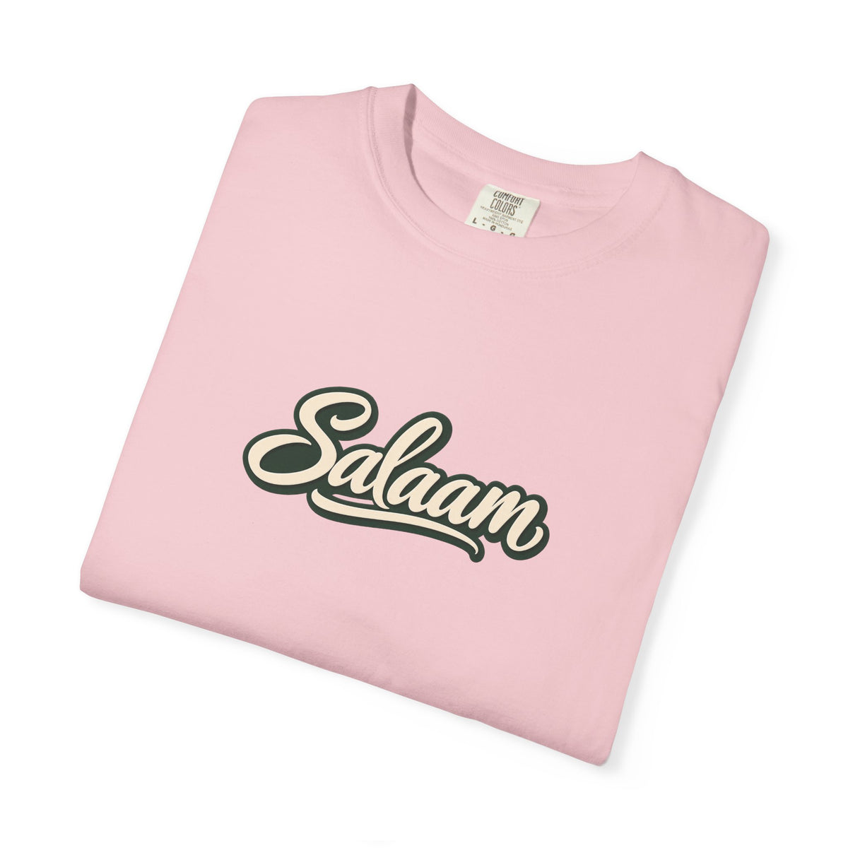 Salaam Script T-Shirt — Casual Islamic Greeting Tee