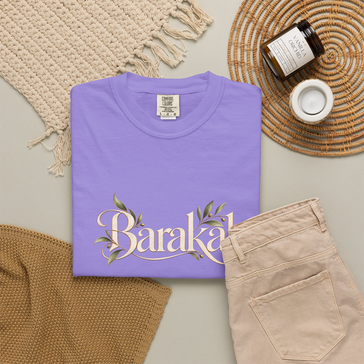 Barakah Floral Script T-Shirt