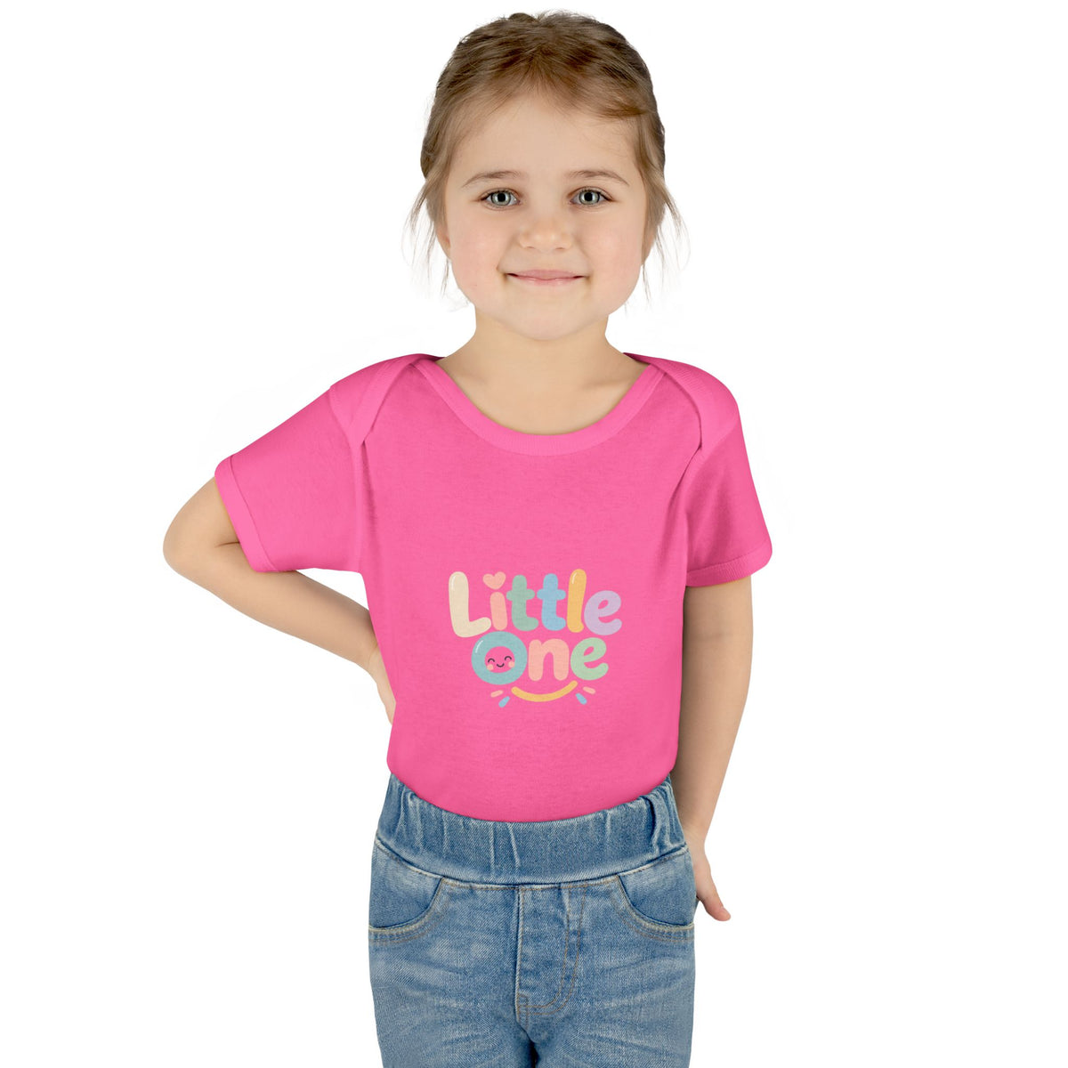 Little One Infant Bodysuit – Pastel Baby Shower Gift