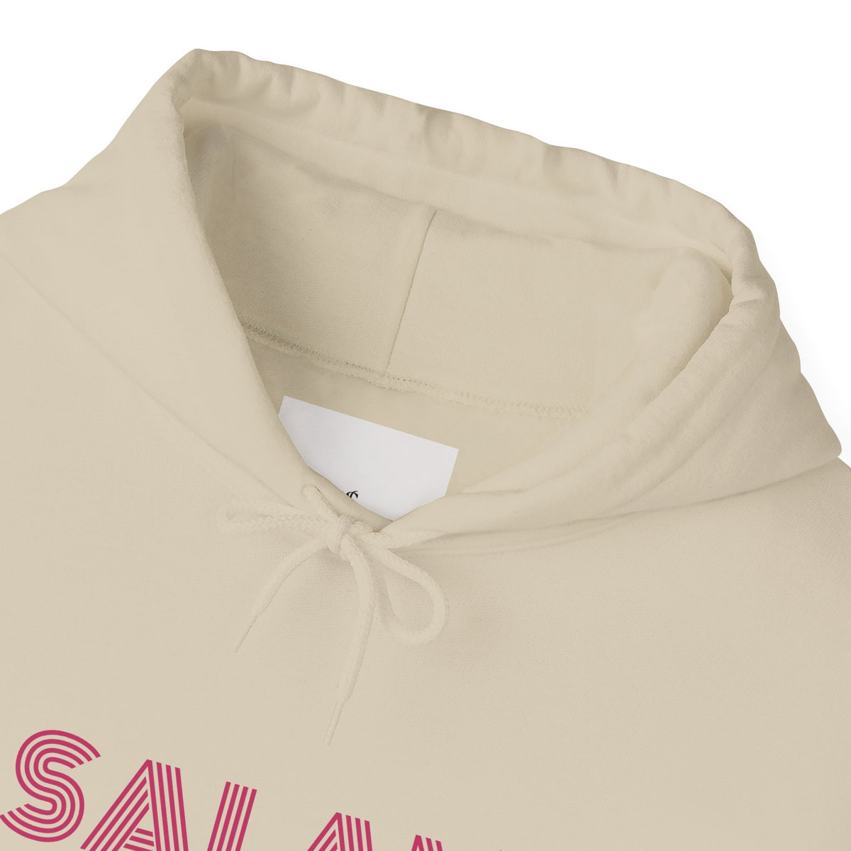 Salam Peace Hoodie — 'SALAM' Typography Peaceful Message Sweatshirt