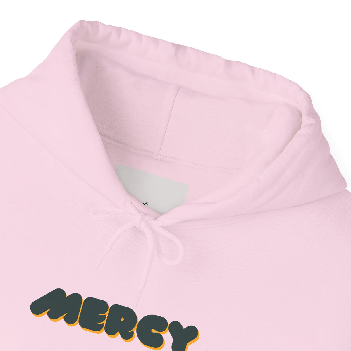 Mercy Retro Bubble Hoodie — Vintage-Inspired Mercy Graphic Sweatshirt
