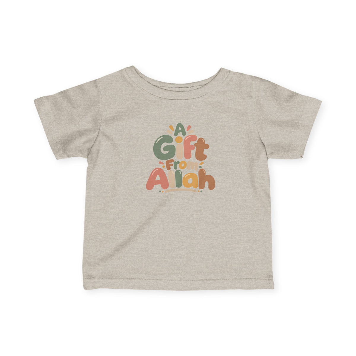 Infant Tee — "A Gift From Allah" Cute Islamic Baby Shirt