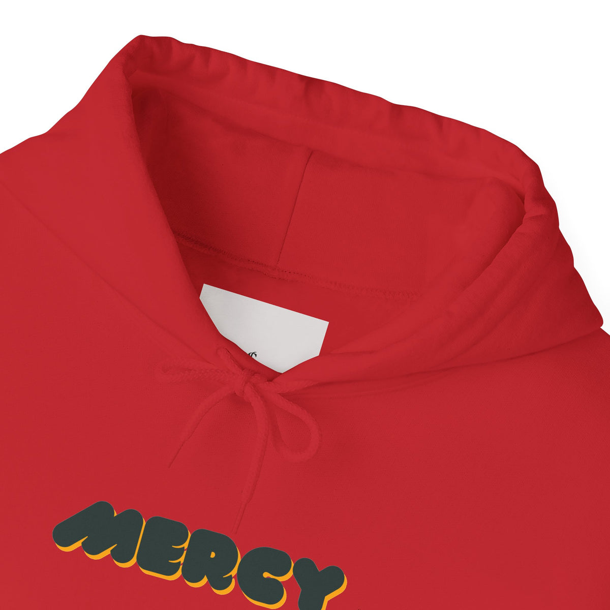 Mercy Retro Bubble Hoodie — Vintage-Inspired Mercy Graphic Sweatshirt