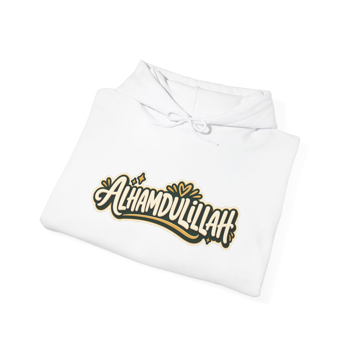 Alhamdulillah Hoodie — 'Through Every Chapter' Inspirational Islamic Pullover