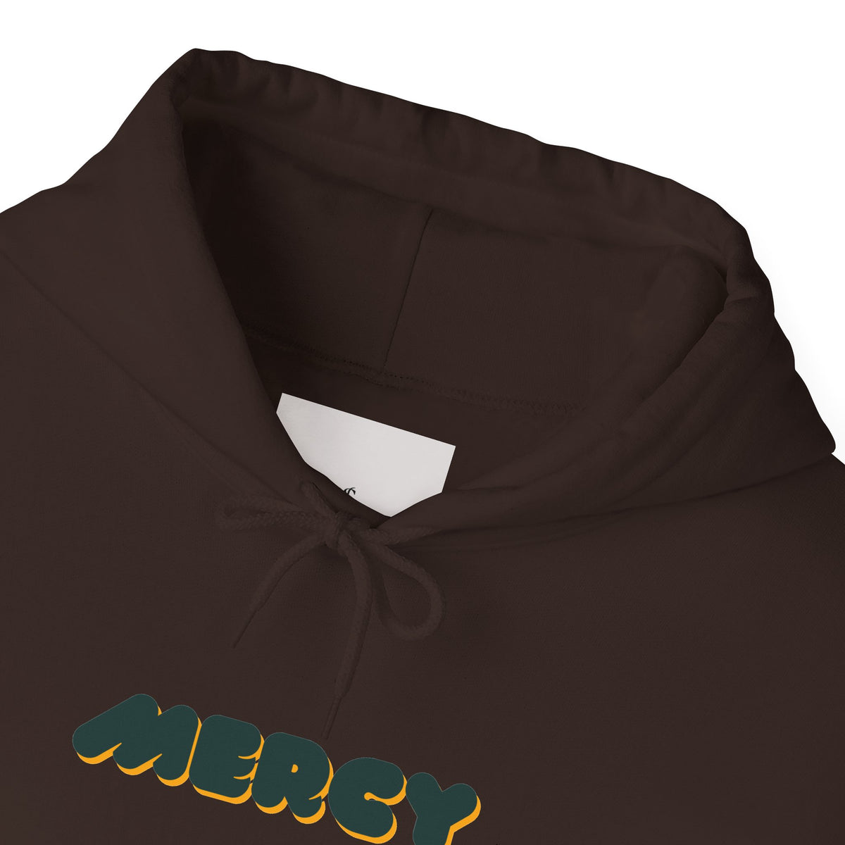 Mercy Retro Bubble Hoodie — Vintage-Inspired Mercy Graphic Sweatshirt