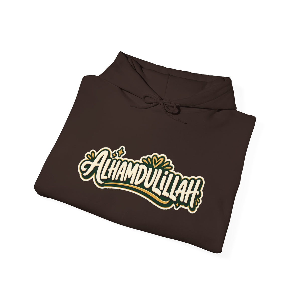 Alhamdulillah Hoodie — 'Through Every Chapter' Inspirational Islamic Pullover